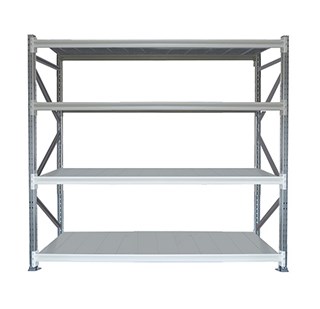 Longspan 3 Shelving - 600mm Deep - 4 Steel Shelves